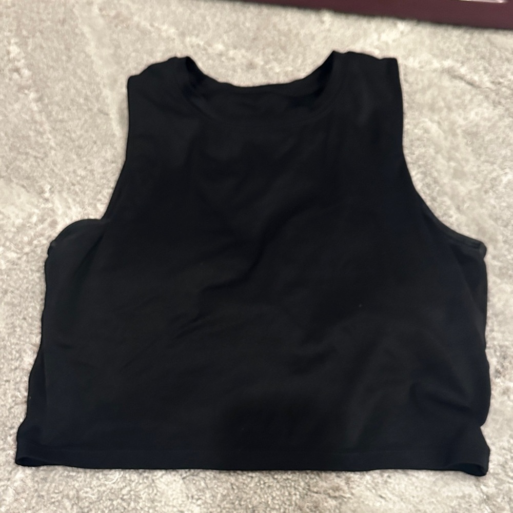Black Sleeveless Women's Top